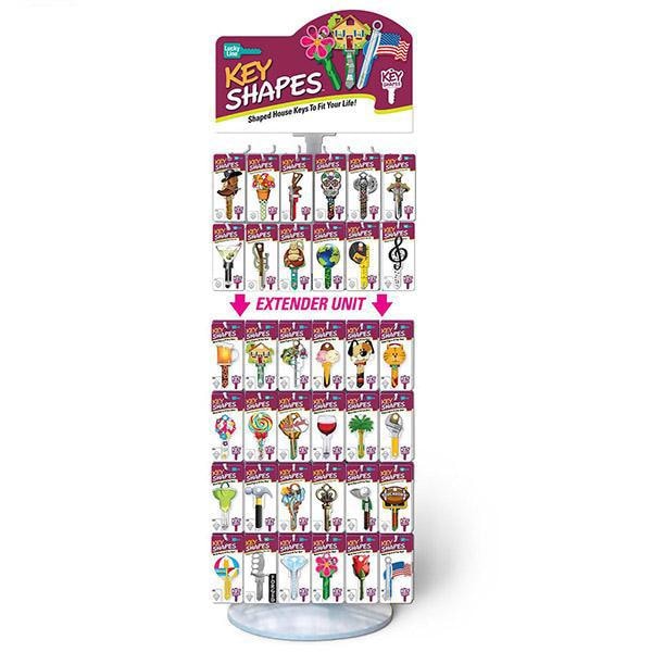 LuckyLine: Key Shapes Counter Display, 72 SKUs, (5K, 5S), PK 360